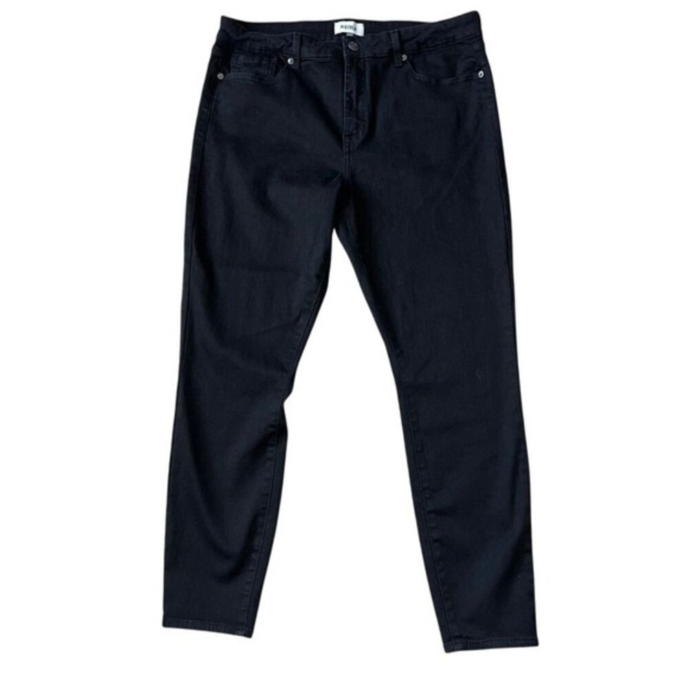 Pistola High Rise Skinny Ankle Stretch Black Jeans Size 32